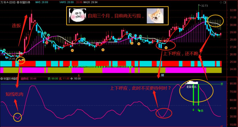 通达信【财富阶梯】主副图该指标已使用了很-天下股盟--股票指标公式网